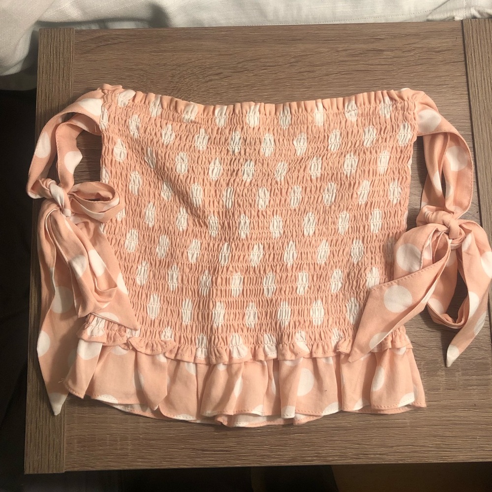 Forever 21 polka dot crop top